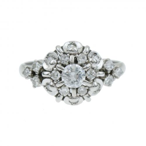 RING WITH DIAMONDS.