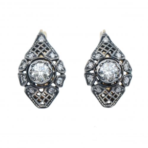 ART DÉCO STYLE EARRINGS.