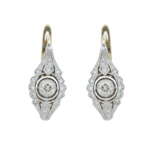 ART DÉCO STYLE EARRINGS.