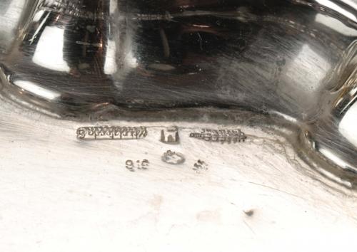 THREE SPANISH SILVER TRAYS, 20TH CENTURY.