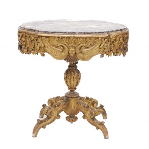 FRENCH CENTRE TABLE, LATE C19th -EARLY C20th