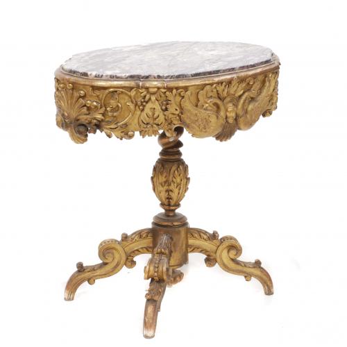 FRENCH CENTRE TABLE, LATE C19th -EARLY C20th