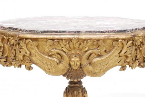 FRENCH CENTRE TABLE, LATE C19th -EARLY C20th