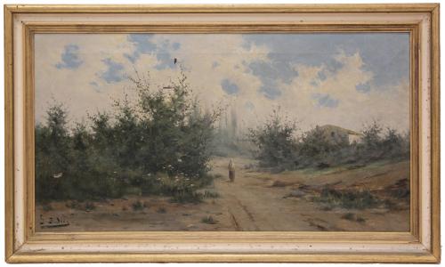 19/20TH CENTURY SPANISH SCHOOL "PAISAJE".