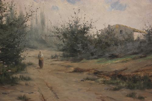 19/20TH CENTURY SPANISH SCHOOL "PAISAJE".