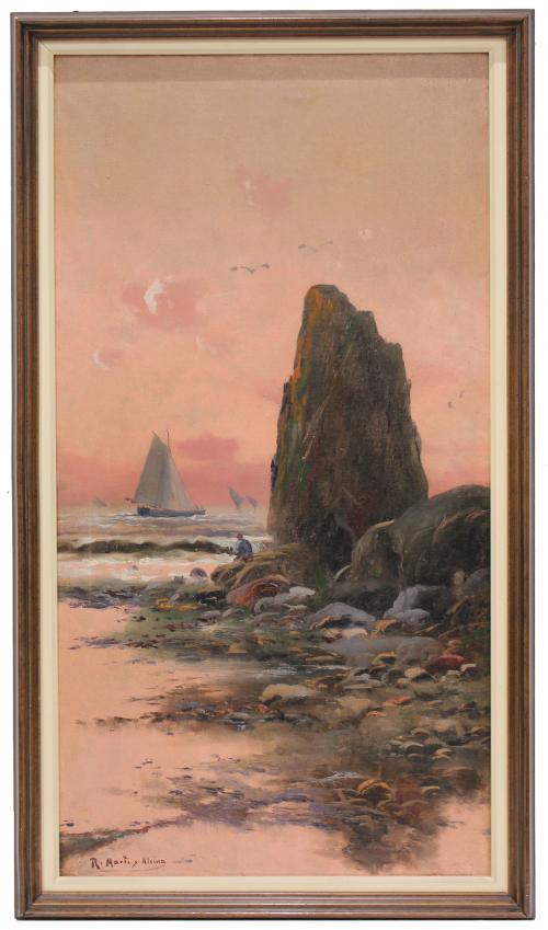 RAMÓN MARTÍ ALSINA (1826-1894). ´"SEASCAPE".