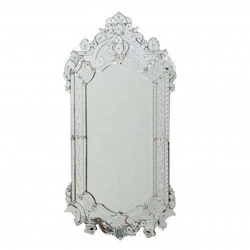 VENETIAN STYLE MIRROR, MID C20th
