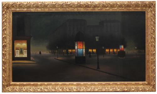 JOSEP VIDAL VIDAL (1876-1950). "NIGHT VIEW OF PARIS".