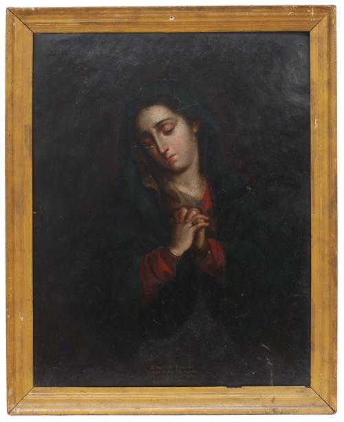 JOAQUÍN GUTIÉRREZ (ca.1730-ca.1800). "DOLOROSA", 1783.