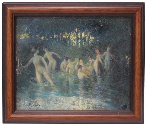 ATTRIBUTED TO ALEJANDRO DE RIQUER INGLADA (1856-1920). "THE