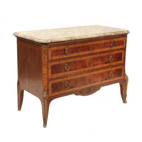 FRENCH STYLE CHEST OF DRAWERS, MID C20th