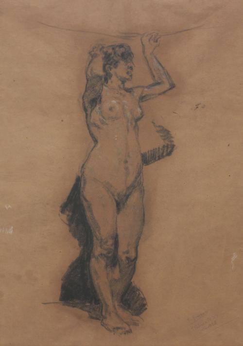 FRANCESC GIMENO ARASA (1858-1927). "NAKED WOMAN".