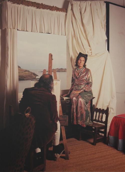 MARC LACROIX (1927-2007). "DALÍ AND HIS MUSE, GALA", CIRCA 1970.