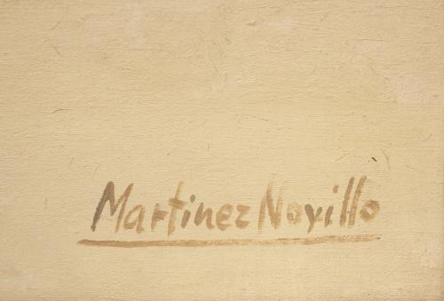 CIRILO MARTINEZ NOVILLO (1921-2008) "PAISAJE CON CASERÍO",