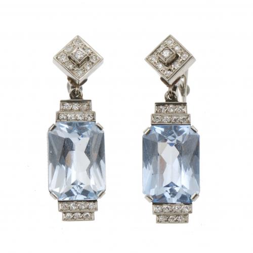 ART DECO EARRINGS.