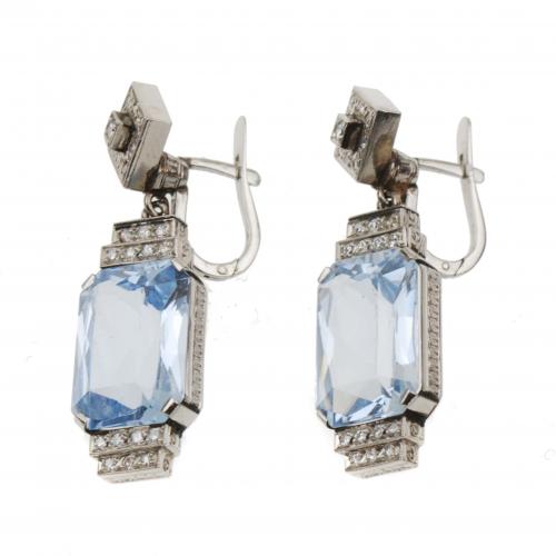 ART DECO EARRINGS.