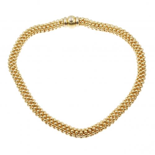 FOPE. GOLD CHOKER.