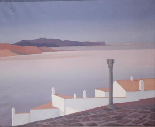 FRANCESC D'ASIS CASADEMONT (1923-2007). "CADAQUÉS", 1987.