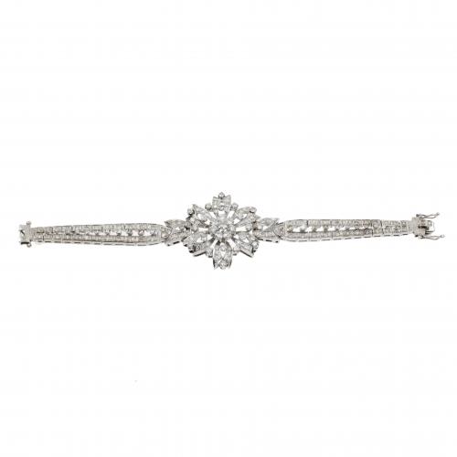 BRACELET WITH DIAMONDS, CENTURY XX.