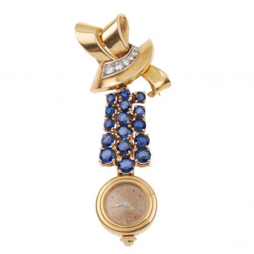 BROOCH-WATCH CYMA, CENTURY XX.