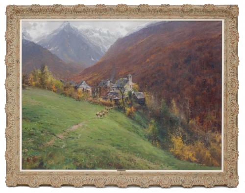 ELIAS GARRALDA ALZUGARAY (1926-2012) "SAINT JOHN OF TORAN" ARAN VALLEY