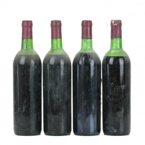 CUATRO BOTELLAS DE VINO FINO VEGA-SICILIA "UNICO", 1953.