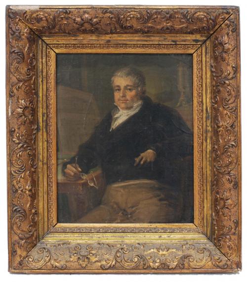 SPANISH SCHOOL C19th  "TEACHER OF ARCHITECTURE"