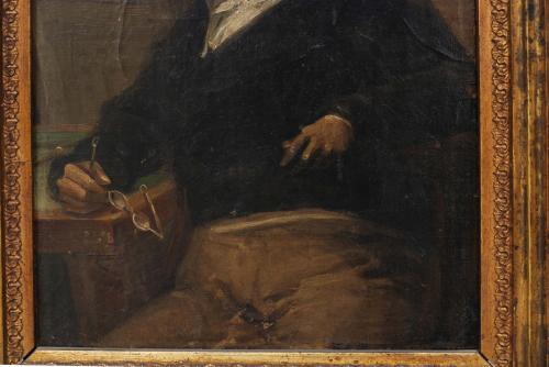 SPANISH SCHOOL C19th  "TEACHER OF ARCHITECTURE"