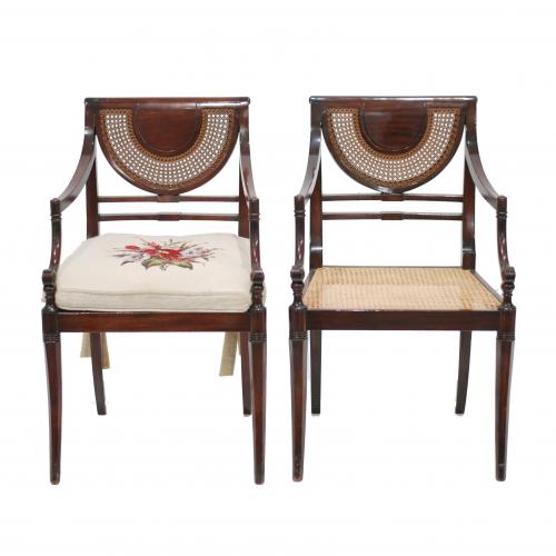 SIX CHAIRS C20th