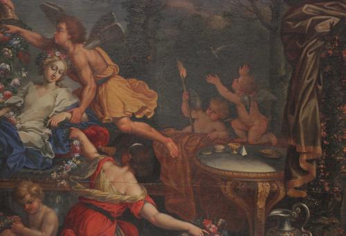18TH CENTURY ITALIAN SCHOOL "ZEPHYR AND FLORA".