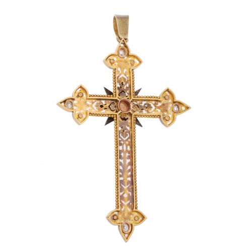 CROSS PENDANT, EARLY C 19th