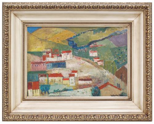 RAMÓN AGUILAR MORE (1924-2015) "VILLAGE"