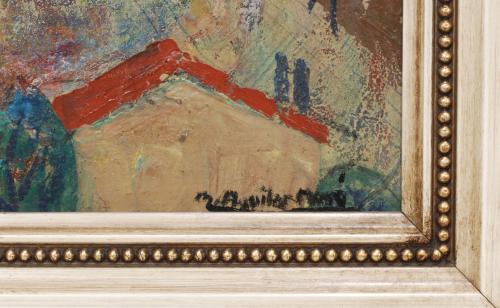 RAMÓN AGUILAR MORE (1924-2015) "VILLAGE"