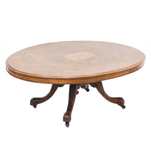 VICTORIAN CENTRE TABLE, MID C19th.