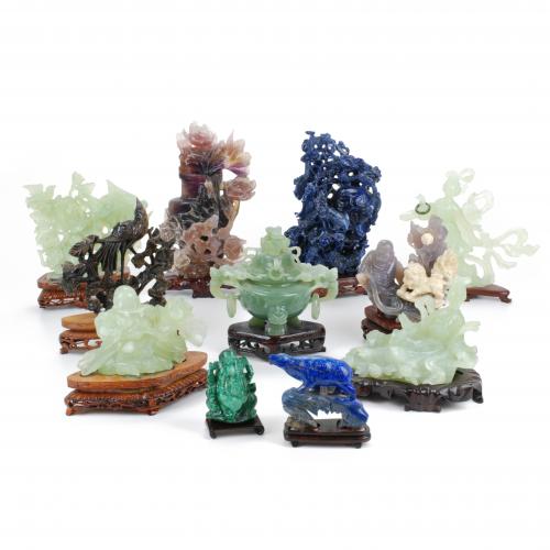 ONCE FIGURAS CHINAS, SIGLO XX.