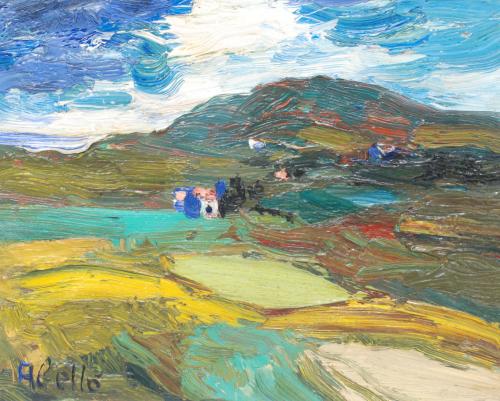 JOAN ABELLÓ (1922-2008). "LANSCAPE" 1976