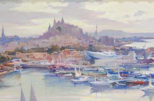 JOSEP SARQUELLA (1928-2000). "MAJORCA" 1991