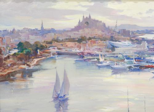 JOSEP SARQUELLA (1928-2000). "MAJORCA" 1991