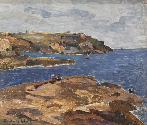 JOAN VIVES LLULL (1901-1982). "NORTH COAST OF MAHON", 1991