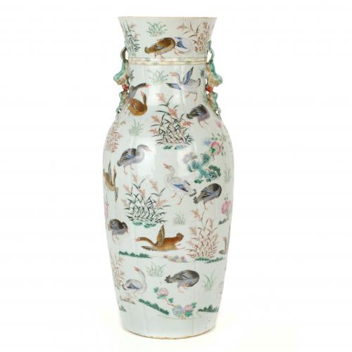 CHINESE CANTONESE  VASE, C19th 