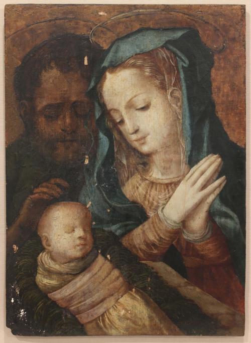 ITALAIN SCHOOL C18th "HOLY FAMILY"