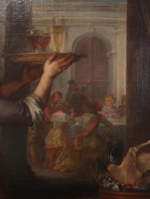 JOSÉ GUTIERREZ DE LA VEGA (1791-1865). "EVERYDAY SCENE WITH