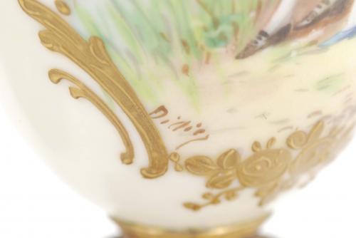 PAIR OF SEVRES STYLE VASES, EARLY C20th