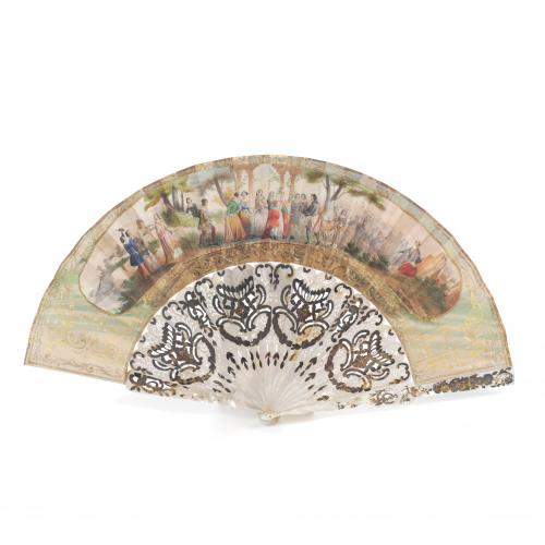 SPANISH FAN, C19th