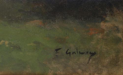 ENRIC GALWEY (1864-1931). "PAISAJE".