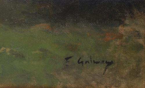 ENRIC GALWEY (1864-1931). "LANDSCAPE"