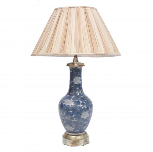 JAPANESE VASE CONVERTED TO LAMP