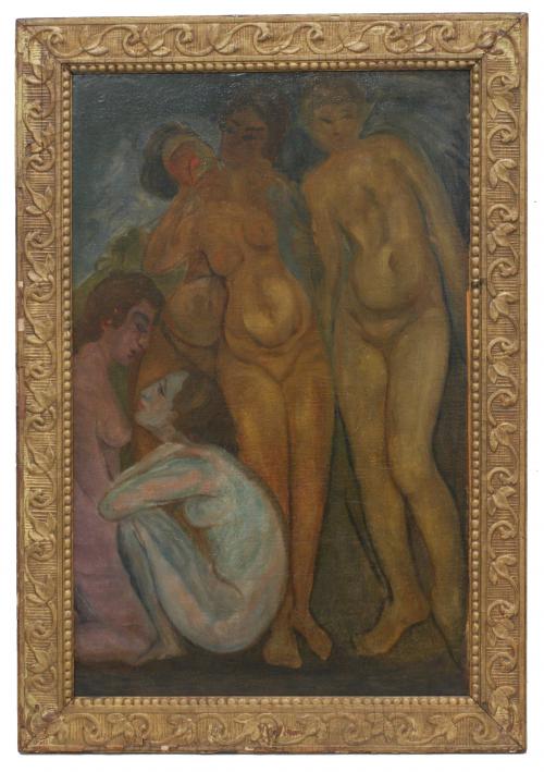 FRENCH SCHOOL. C20th "FEMALE NUDES"