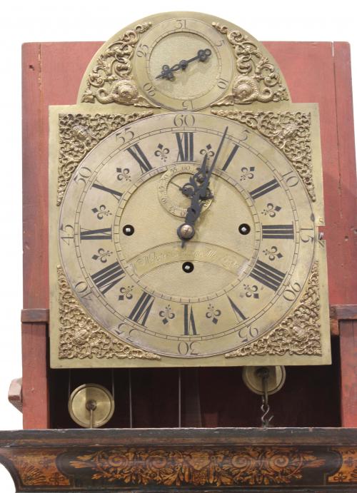WILLIAM WEBSTER II (D. 1770) GRANDFATHER CLOCK, MID C18th.