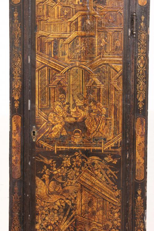 WILLIAM WEBSTER II (D. 1770) GRANDFATHER CLOCK, MID C18th.